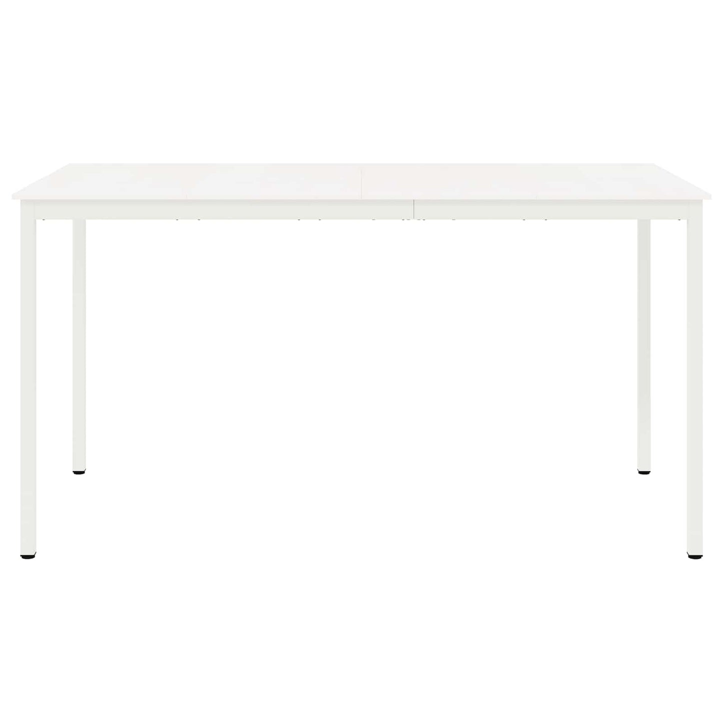 Bar Table White 200 x 100 x 105 cm Solid Pine Wood