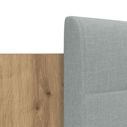 Bed Frame with Headboard with Storage Artisan Oak 160 x 200 cm