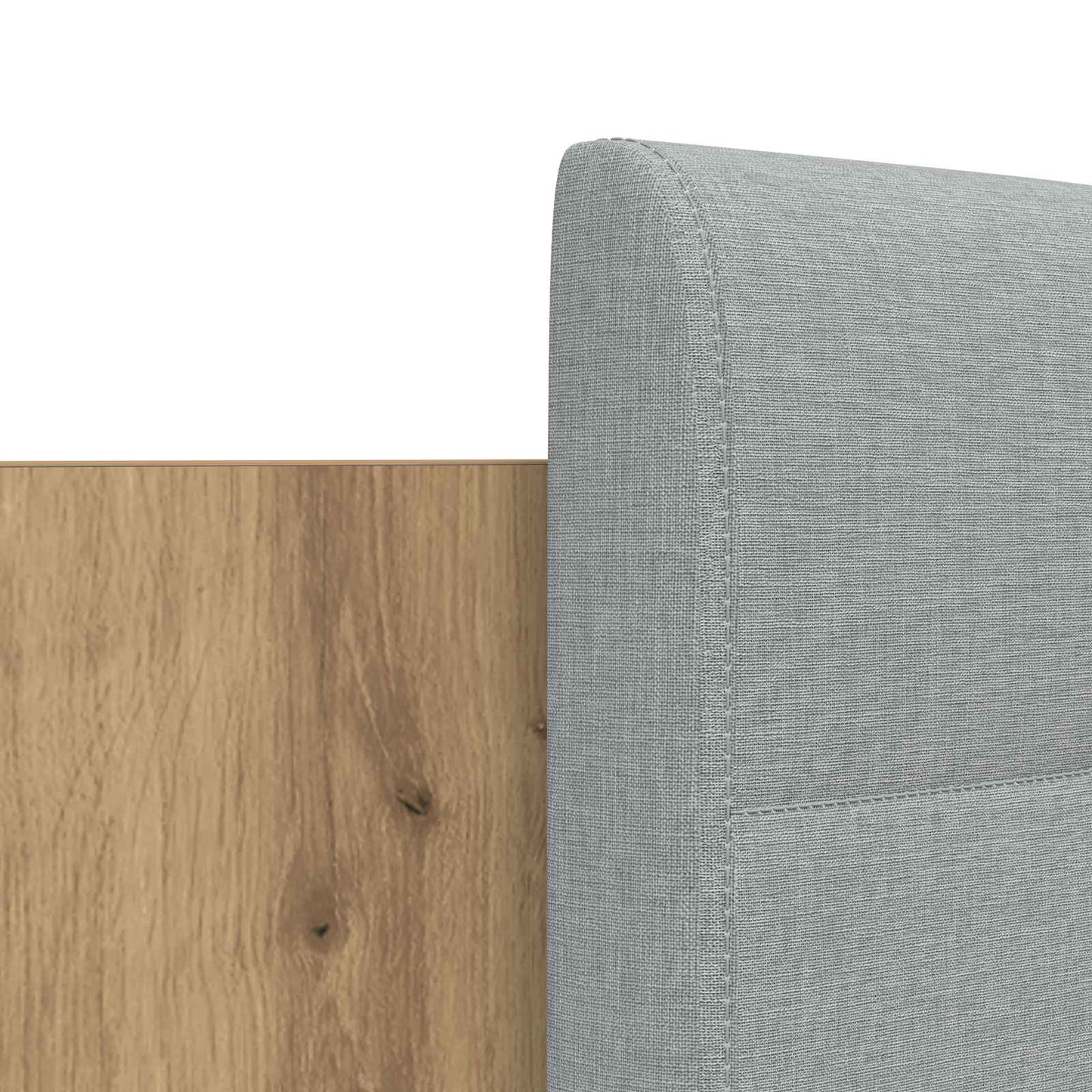 Bed Frame with Headboard with Storage Artisan Oak 140 x 200 cm