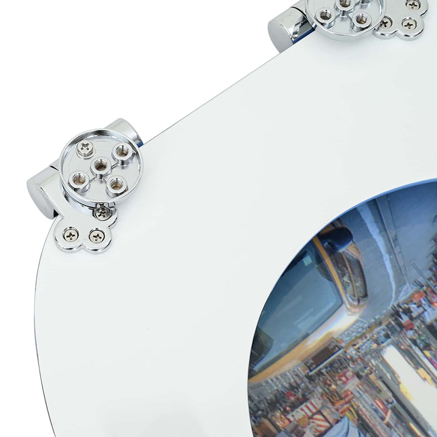 Soft-Close Toilet Seat 2 pcs Multicolour 44 x 38 cm MDF board