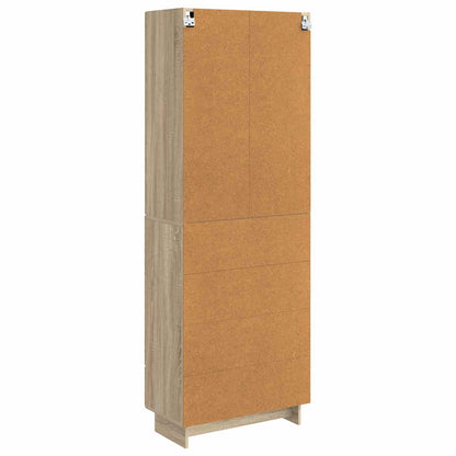 Cabinet Set 2 pcs Sonoma Oak 66 x 34.5 x 95 cm Engineered Wood