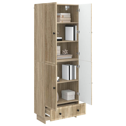 Cabinet Set 2 pcs Sonoma Oak 66 x 34.5 x 95 cm Engineered Wood
