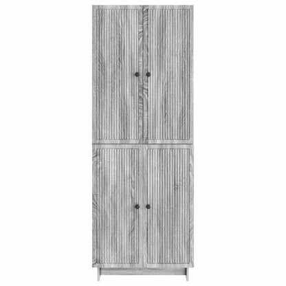 Cabinet Set 2 pcs Grey Sonoma 66 x 34.5 x 90 cm Engineered Wood