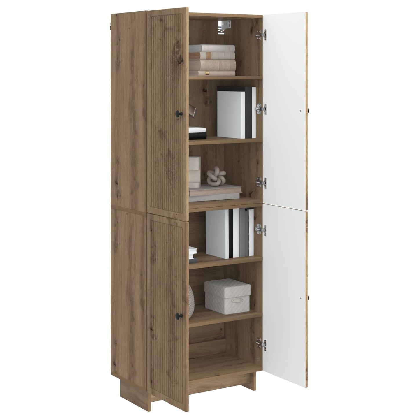 Cabinet Set 2 pcs Artisan Oak 66 x 34.5 x 90 cm Engineered Wood