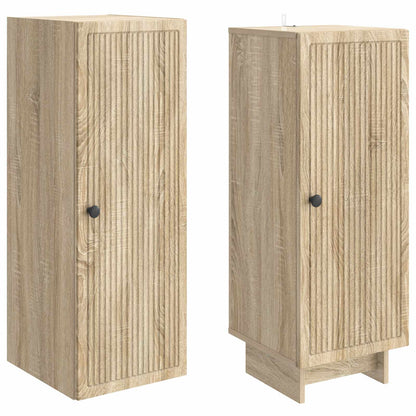Cabinet Set 2 pcs Sonoma Oak 34.5 x 33 x 90 cm Engineered Wood
