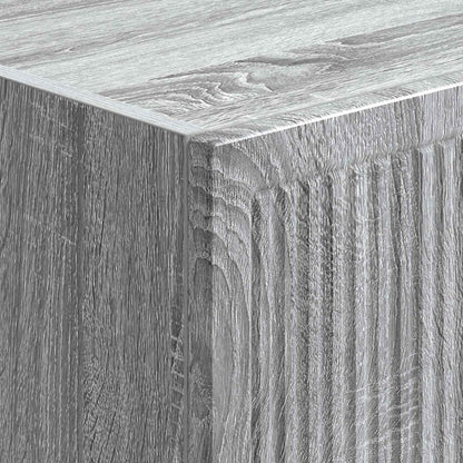 Cabinet Set 2 pcs Grey Sonoma 34.5 x 33 x 90 cm Engineered Wood