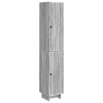 Cabinet Set 2 pcs Grey Sonoma 34.5 x 33 x 90 cm Engineered Wood