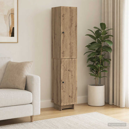 Cabinet Set 2 pcs Artisan Oak 34.5 x 33 x 90 cm Engineered Wood