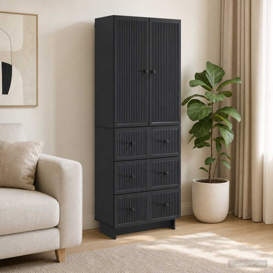 Cabinet Set 2 pcs 66 x 34.5 x 90 cm Engineered Wood
