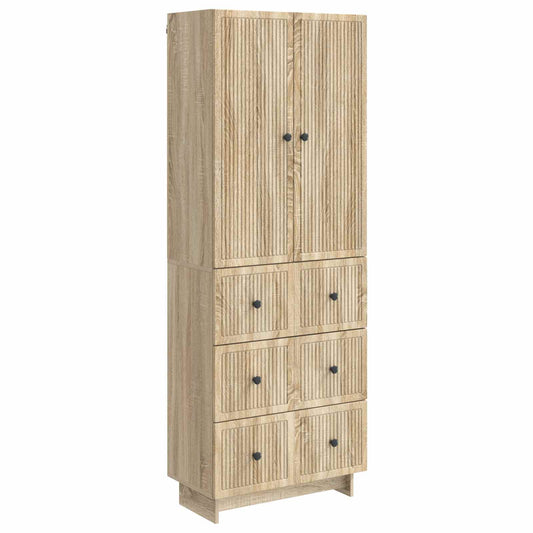 Cabinet Set 2 pcs 66 x 34.5 x 90 cm Engineered Wood