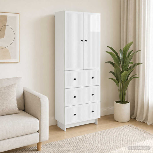 Cabinet Set 2 pcs 66 x 34.5 x 90 cm Engineered Wood