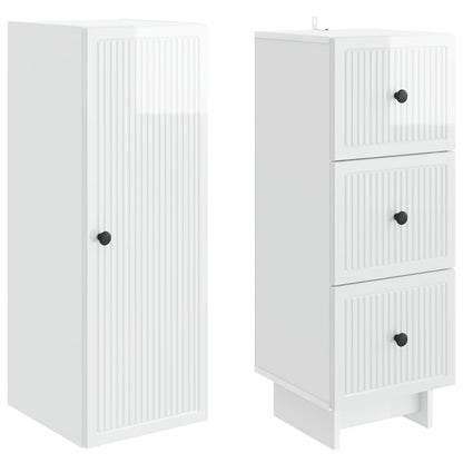 Cabinet Set 2 pcs 33 x 34.5 x 90 cm Engineered Wood