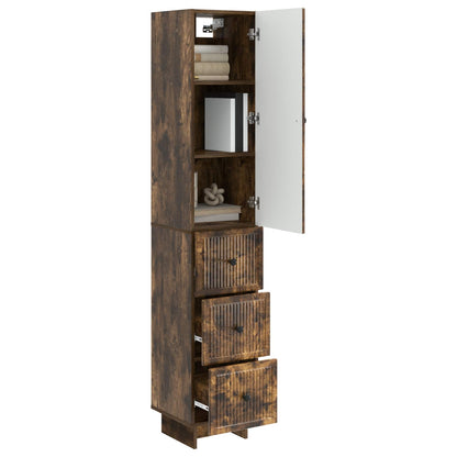 Cabinet Set 2 pcs 33 x 34.5 x 90 cm Engineered Wood