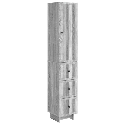 Cabinet Set 2 pcs 33 x 34.5 x 90 cm Engineered Wood