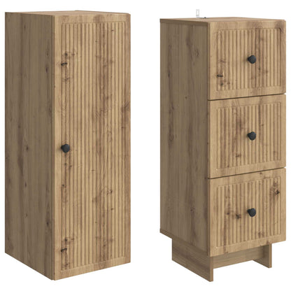 Cabinet Set 2 pcs 33 x 34.5 x 90 cm Engineered Wood