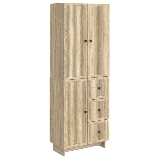 Cabinet Set 2 pcs 66 x 34.5 x 90 cm Engineered Wood