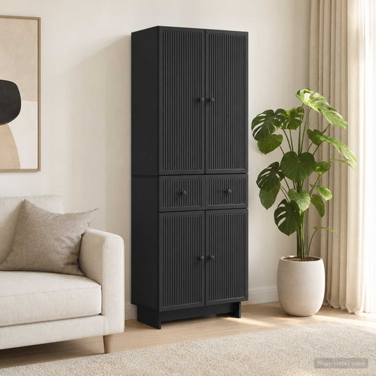Cabinet Set 2 pcs 66 x 34.5 x 90 cm Engineered Wood