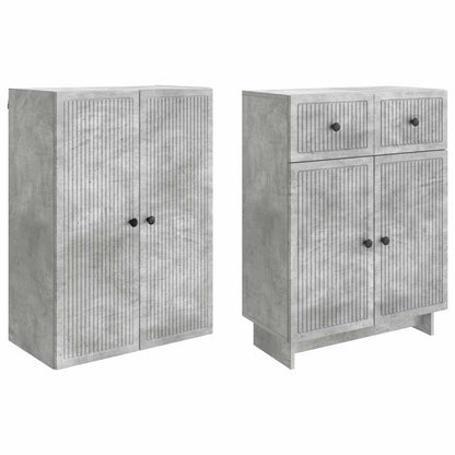 Cabinet Set 2 pcs Engineered Wood