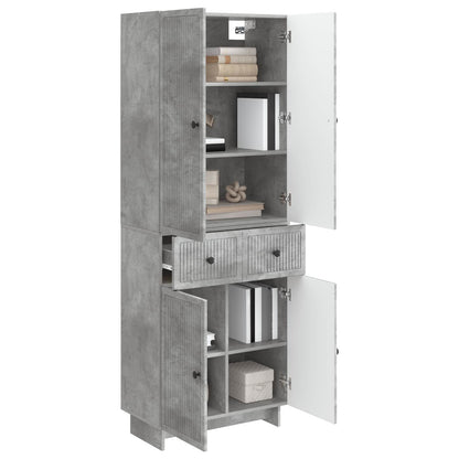 Cabinet Set 2 pcs Engineered Wood