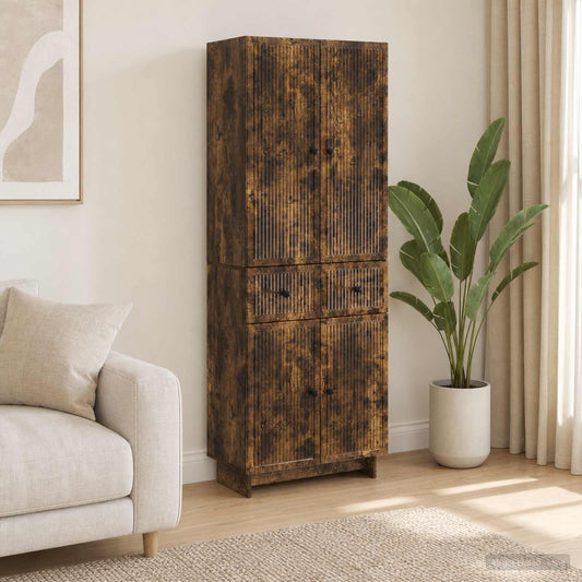 Cabinet Set 2 pcs 66 x 34.5 x 90 cm Engineered Wood