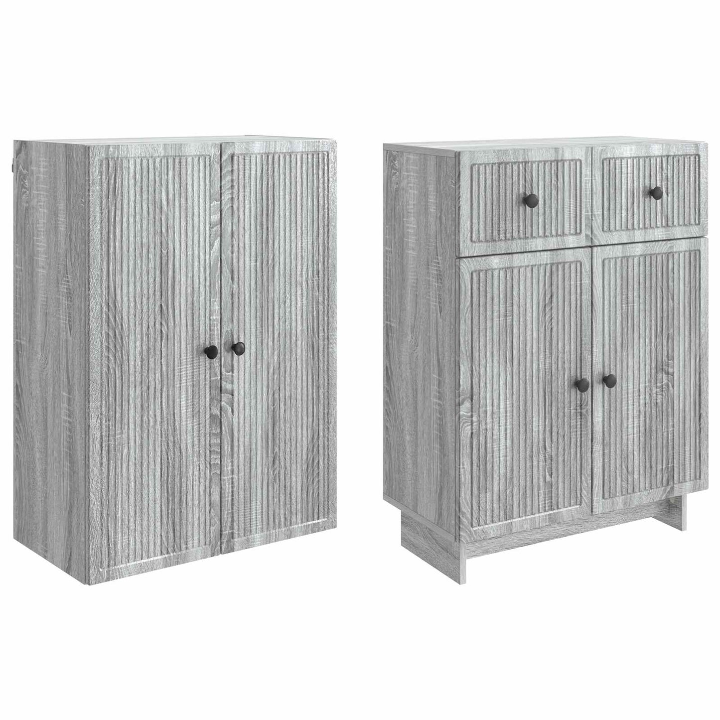 Cabinet Set 2 pcs 66 x 34.5 x 90 cm Engineered Wood