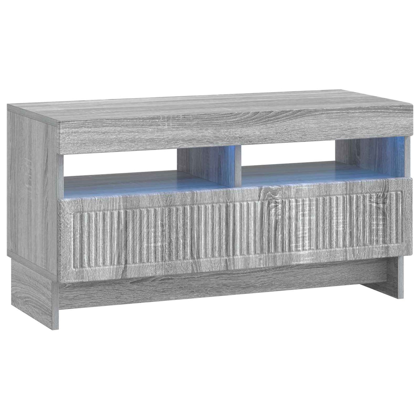 5 Piece LED TV Cabinet Grey Sonoma Engineered Wood