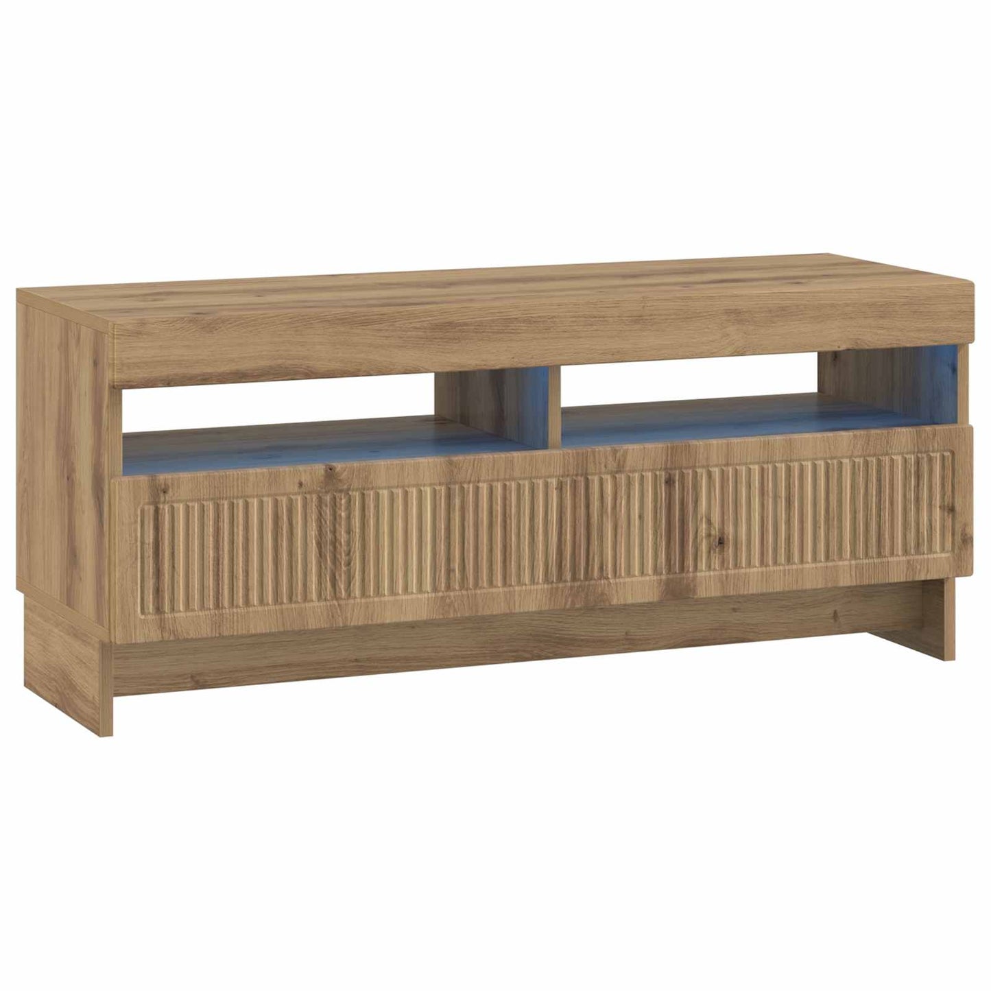 5 Piece LED TV Cabinet Artisan Oak Engineered Wood