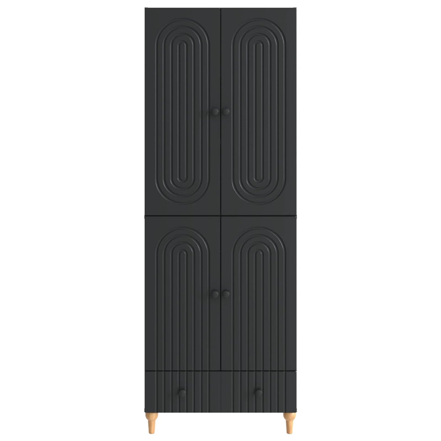 Cabinet Set 2 pcs Engineered Wood
