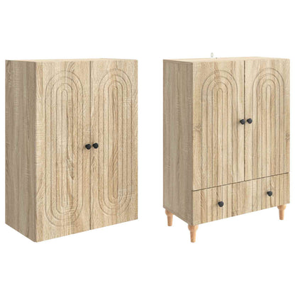 Cabinet Set 2 pcs Engineered Wood