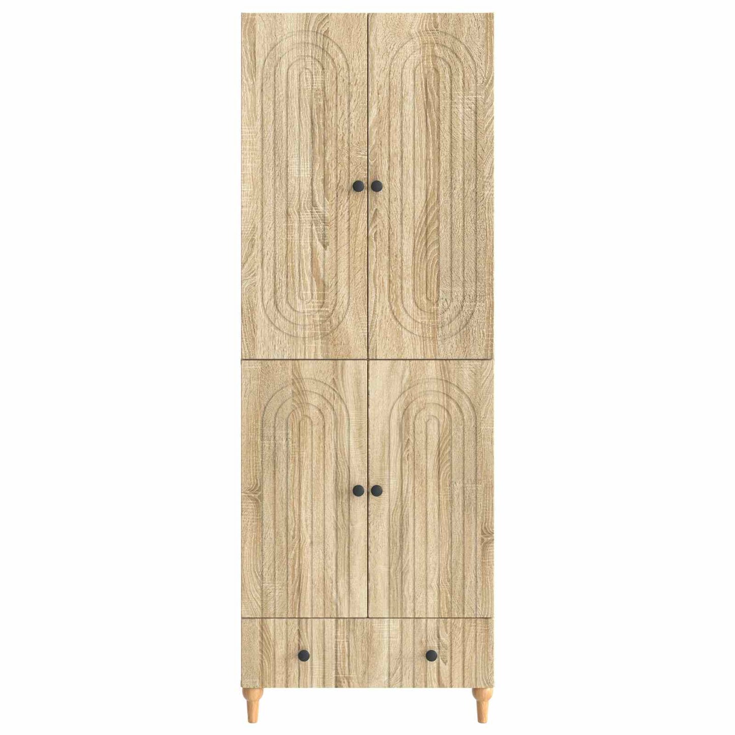 Cabinet Set 2 pcs Engineered Wood