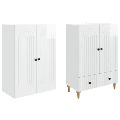 Cabinet Set 2 pcs 66 x 34.5 x 95 cm Engineered Wood