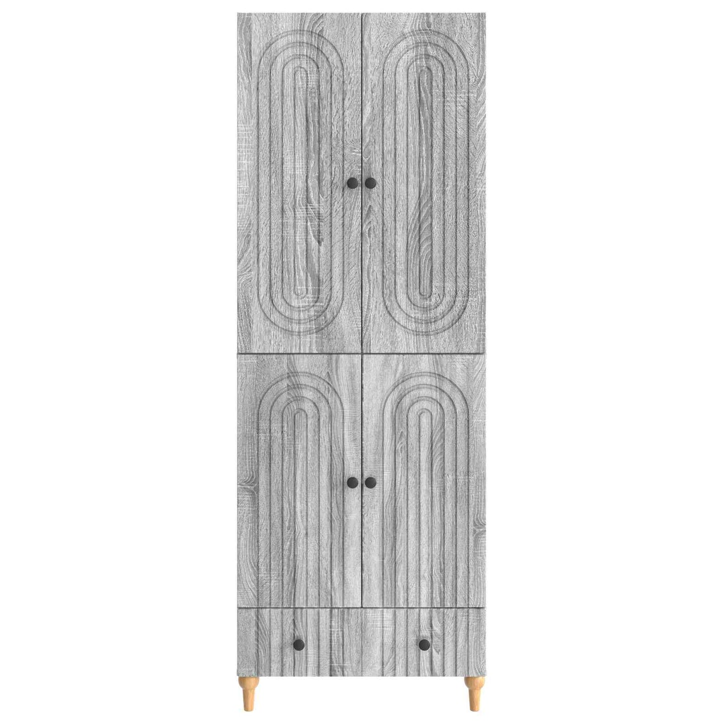 Cabinet Set 2 pcs Engineered Wood