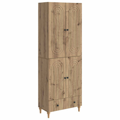 Cabinet Set 2 pcs 66 x 34.5 x 95 cm Engineered Wood