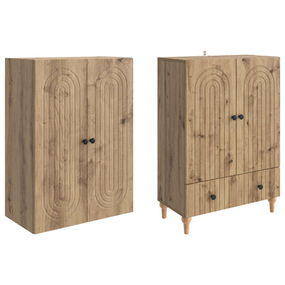 Cabinet Set 2 pcs 66 x 34.5 x 95 cm Engineered Wood