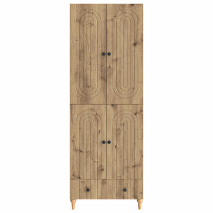 Cabinet Set 2 pcs 66 x 34.5 x 95 cm Engineered Wood