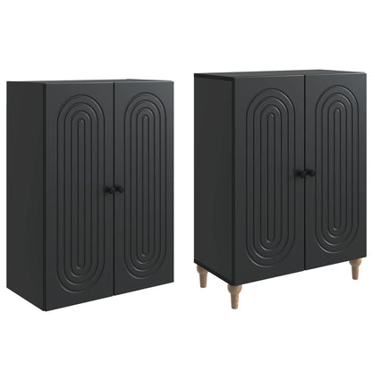 Cabinet Set 2 pcs Engineered Wood