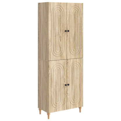 Cabinet Set 2 pcs Engineered Wood