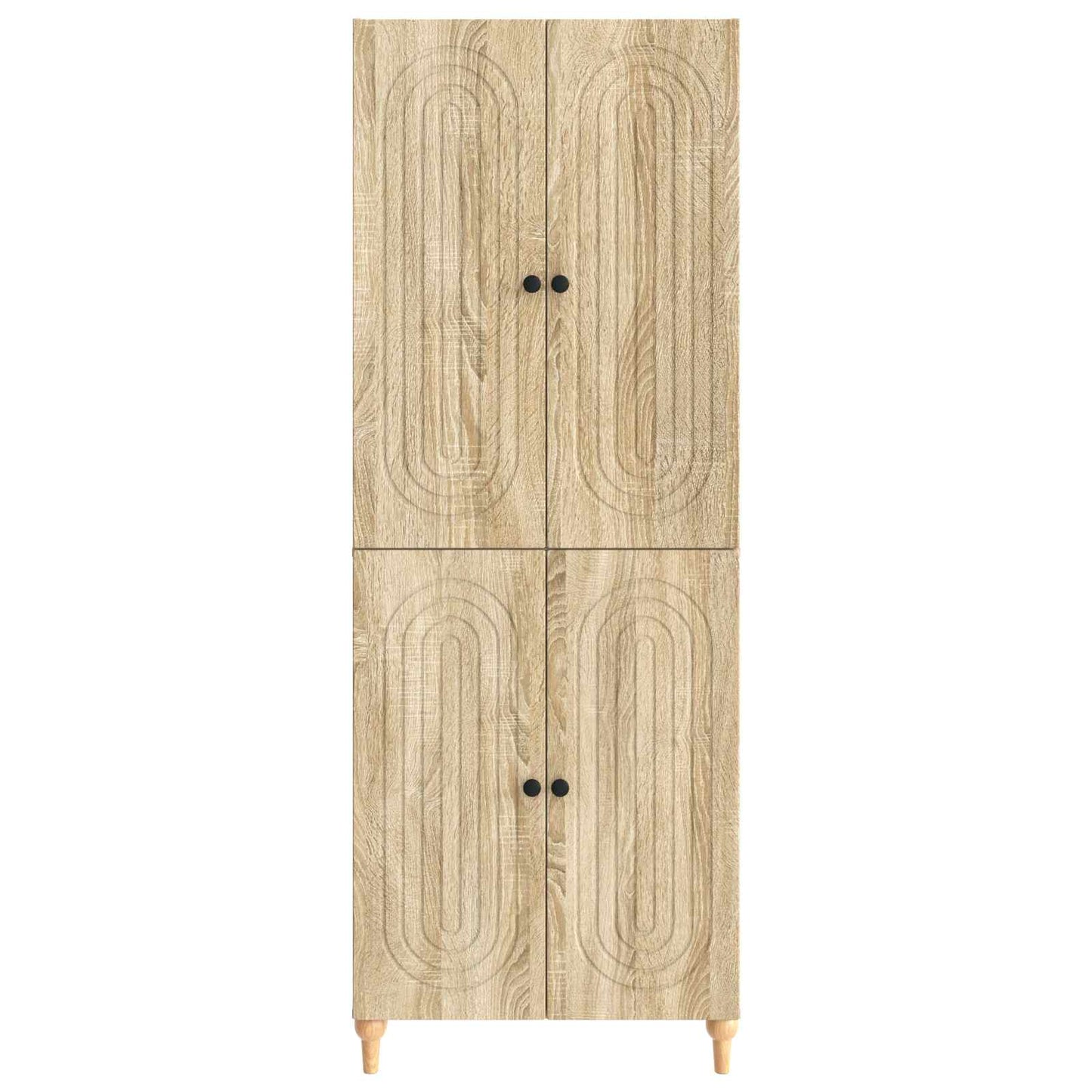 Cabinet Set 2 pcs Engineered Wood