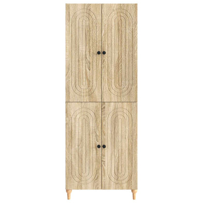 Cabinet Set 2 pcs Engineered Wood