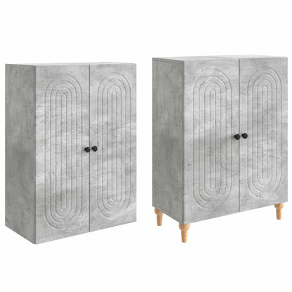 Cabinet Set 2 pcs Engineered Wood
