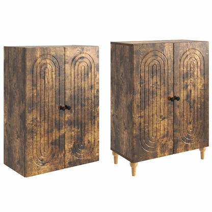 Cabinet Set 2 pcs Engineered Wood