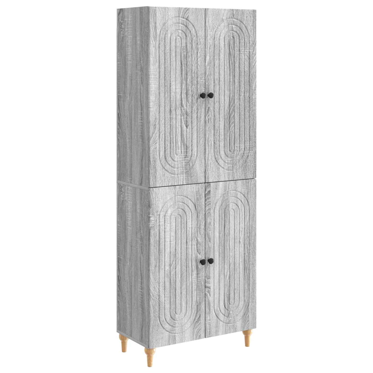 Cabinet Set 2 pcs Engineered Wood