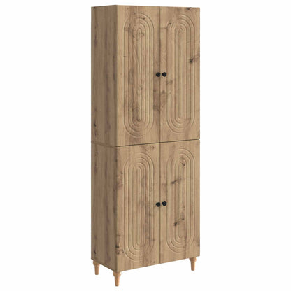 Cabinet Set 2 pcs 66 x 34.5 x 90 cm Engineered Wood