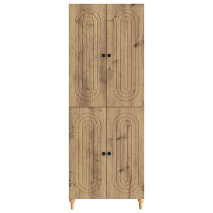 Cabinet Set 2 pcs 66 x 34.5 x 90 cm Engineered Wood