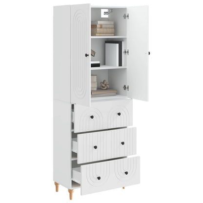 Cabinet Set 2 pcs 66 x 34.5 x 90 cm Engineered Wood