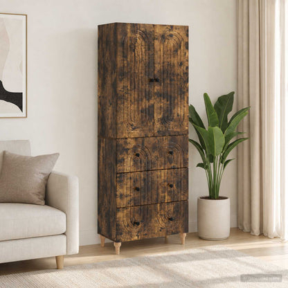 Cabinet Set 2 pcs 66 x 34.5 x 90 cm Engineered Wood