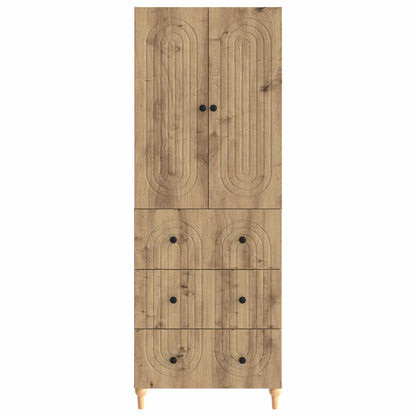 Cabinet Set 2 pcs 66 x 34.5 x 90 cm Engineered Wood