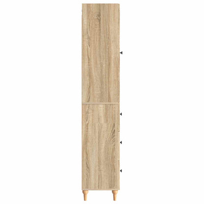 Cabinet Set 2 pcs 33 x 34.5 x 90 cm Engineered Wood