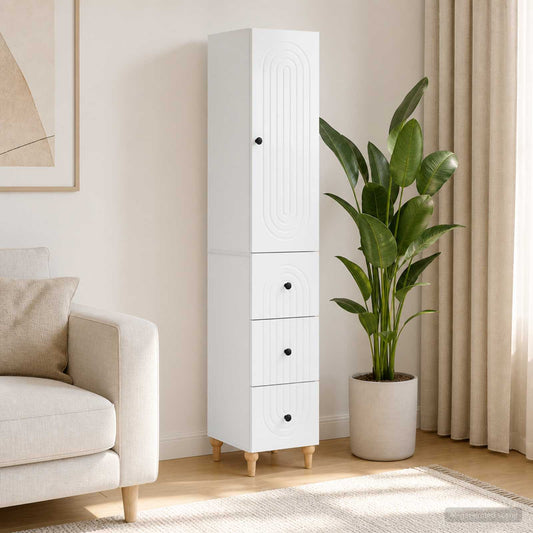 Cabinet Set 2 pcs 33 x 34.5 x 90 cm Engineered Wood