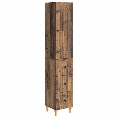 Cabinet Set 2 pcs 33 x 34.5 x 90 cm Engineered Wood